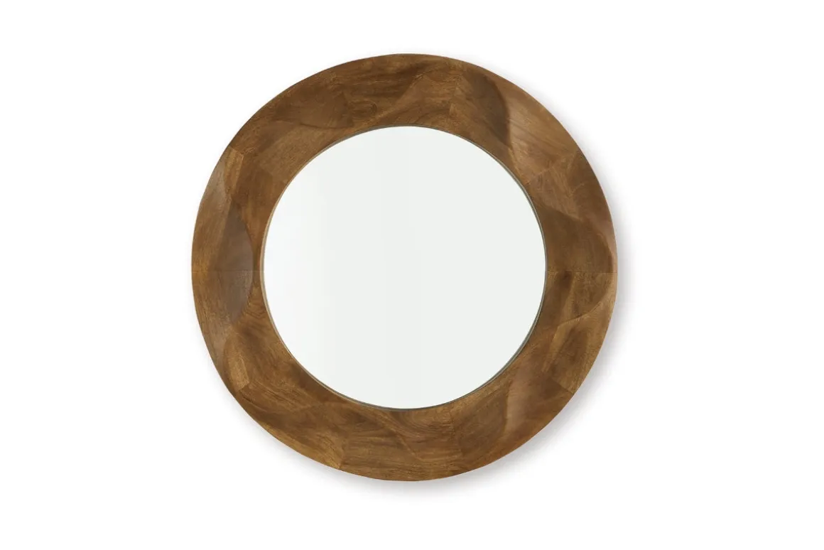 Aajon Accent Mirror In Brown