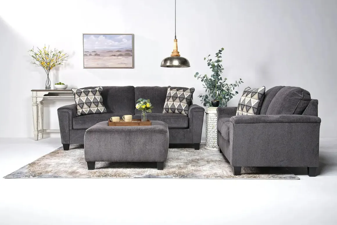 Abinger Sofa & Loveseat In Smoke