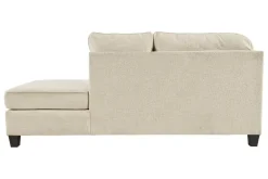 Abinger Sofa Tux Chaise Sectional In Smoke, Left Facing