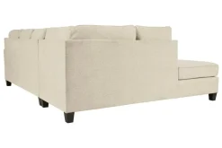 Abinger Sofa Tux Chaise Sectional In Smoke, Left Facing