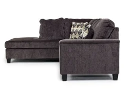 Abinger Sofa Tux Chaise Sectional In Smoke, Left Facing