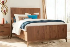 Adler Panel Bed In Natural Walnut, Full
