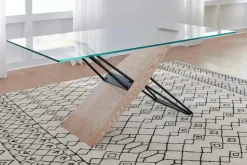 Aere Dining Table & 4 Chairs In Natural Ash/Ivory