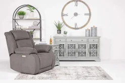 Alastor 2 Power Recliner In Dark Gray