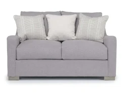 Alice Sofa & Loveseat In Bellevue Platinum
