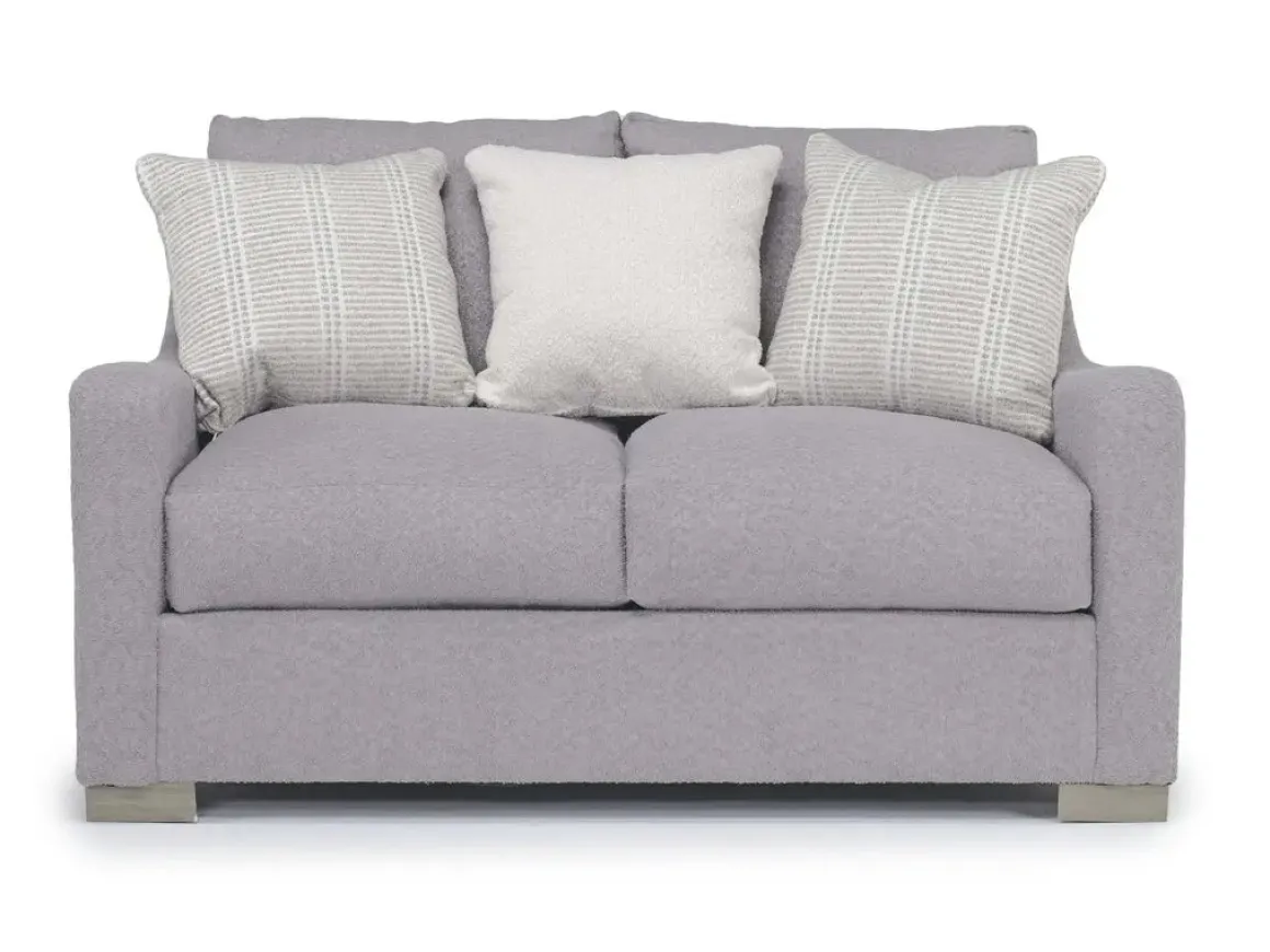 Alice Sofa & Loveseat In Bellevue Platinum