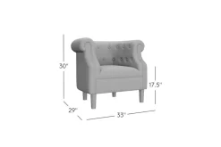 Allen Accent Chair In Ash