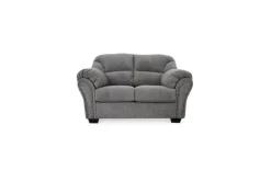 Allmaxx Sofa & Loveseat In Pewter