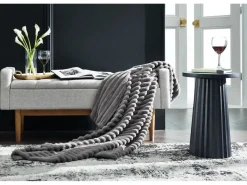 Alsonwell Throw Blanket In Gray