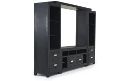 Altamonte 4 Piece Entertainment Center In Gray, 70 Inch