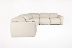 Amara 6 Piece 2 Power Sectional In Tasmin Granite