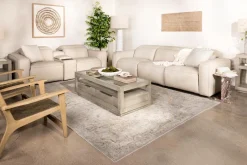 Amara 2 Power Console Loveseat In Tasmin Granite