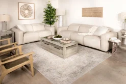 Amara 2 Power Sofa & Loveseat In Tasmin Granite