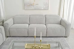 Amara 2 Power Sofa In Tasmin Granite