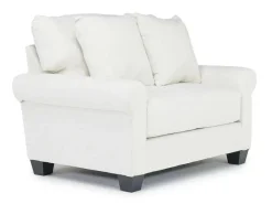 Amelia Crypton Performance Chair In Nomad Snow