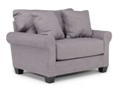 Amelia Crypton Performance Chair In Nomad Snow