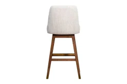 Amelia Swivel Bar Height Stool In Beige