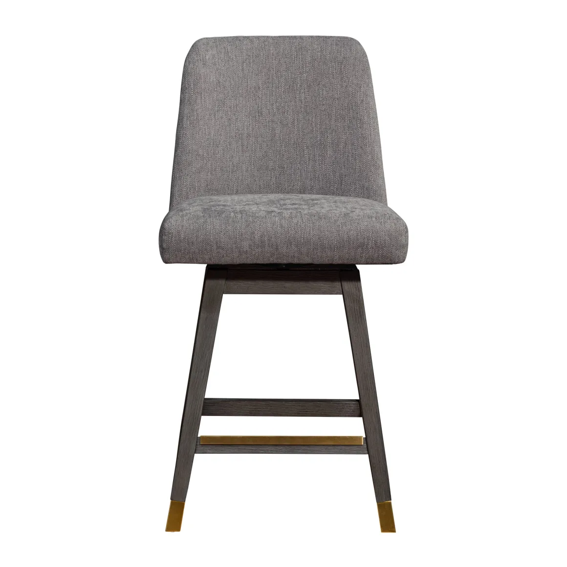Amelia Swivel Counter Height Stool In Mocha