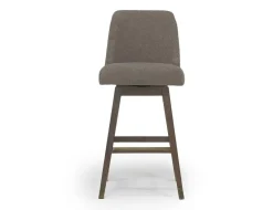 Amelia Swivel Counter Height Stool In Mocha