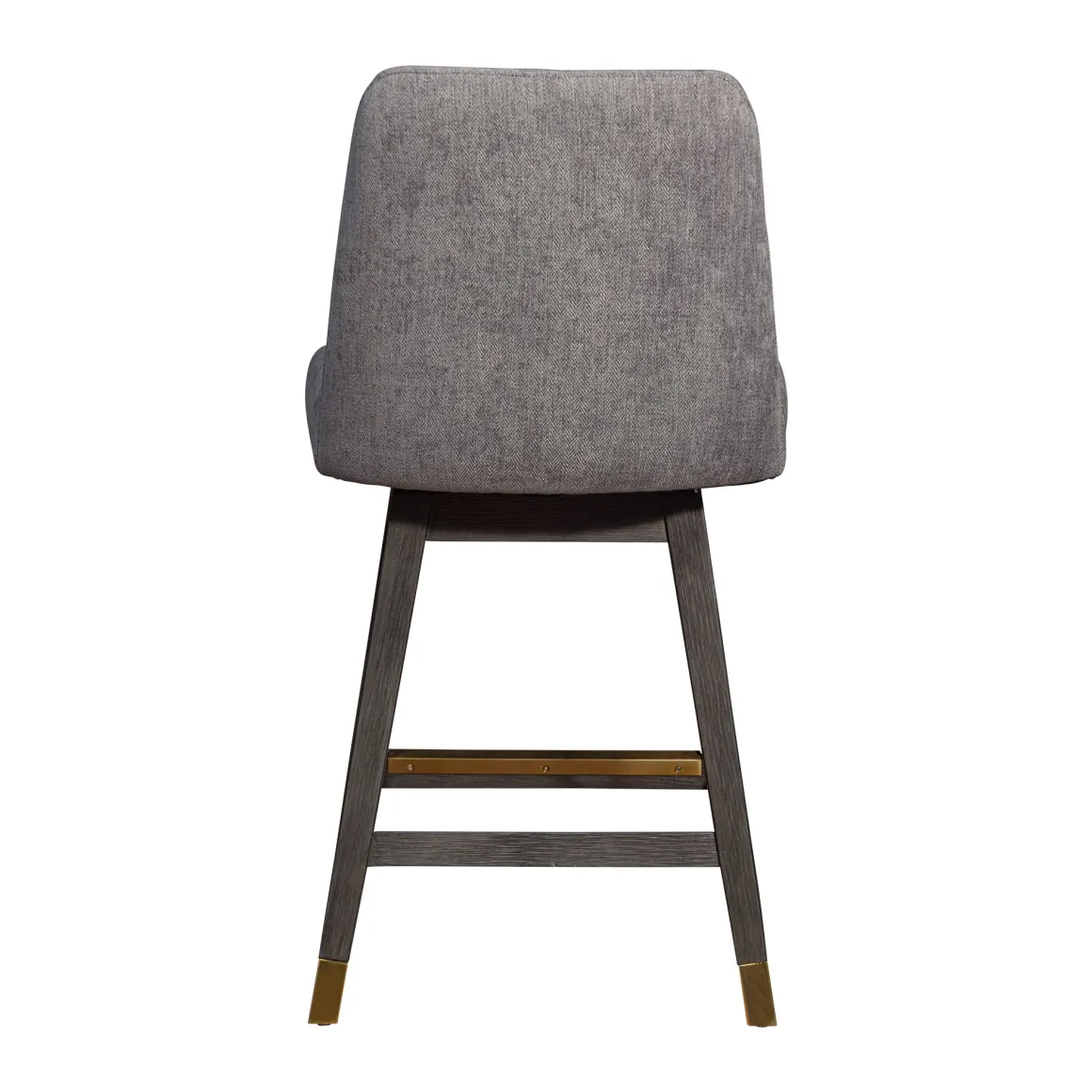Amelia Swivel Counter Height Stool In Mocha