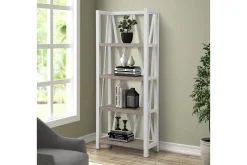Americana Bookcase In White