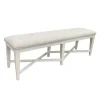 Americana Dining Bench In Cotton