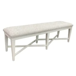 Americana Dining Bench In Cotton