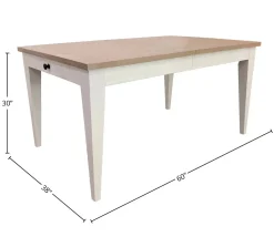 Americana Dining Table In Cotton