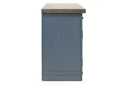 Americana Media Console In Gray, 63 Inch