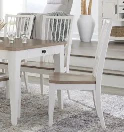 Americana Side Chair In Cotton, Set Of 2