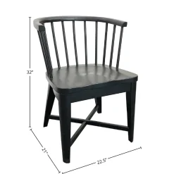 Americana Side Chair In Cotton, Set Of 2