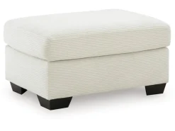 Amesley Ottoman In Smoke
