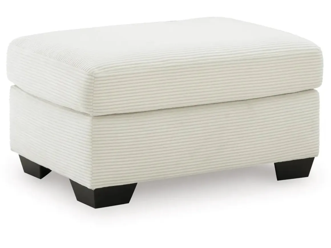 Amesley Ottoman In Smoke
