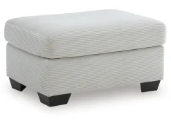 Amesley Ottoman In Smoke
