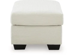 Amesley Ottoman In Smoke