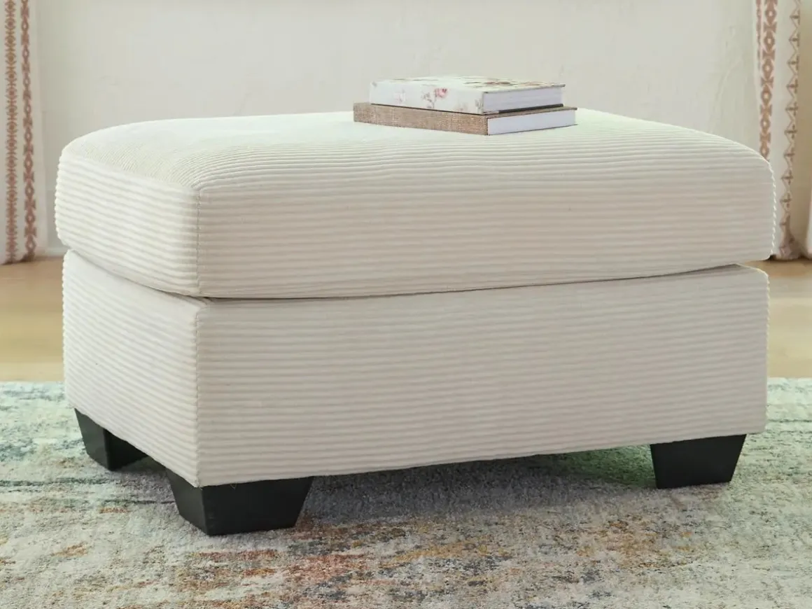Amesley Ottoman In Smoke