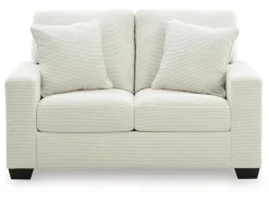 Amesley Sofa & Loveseat In Ivory