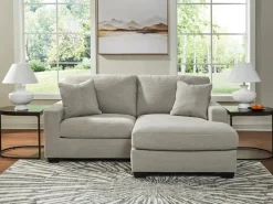 Amesley Sofa Chaise In Ivory