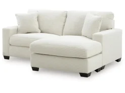 Amesley Sofa Chaise In Ivory