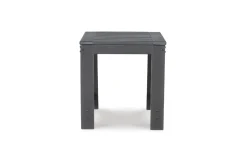 Amora Outdoor End Table In Charcoal