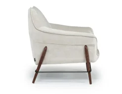 Amy Accent Chair In Sherpa White