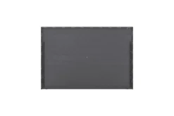 Amy Upholstered Panel Bed In Dark Oak, Queen