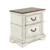 Anastasia Nightstand In Antique Bisque