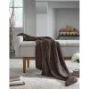 Anawood Throw Blanket In Oatmeal