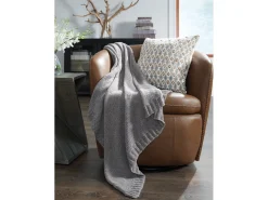 Anawood Throw Blanket In Oatmeal