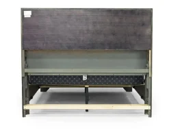 Andes Bookcase Bed W/ Storage In Charcoal, Twin