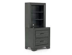 Andes Wall Bed In Charcoal, Twin