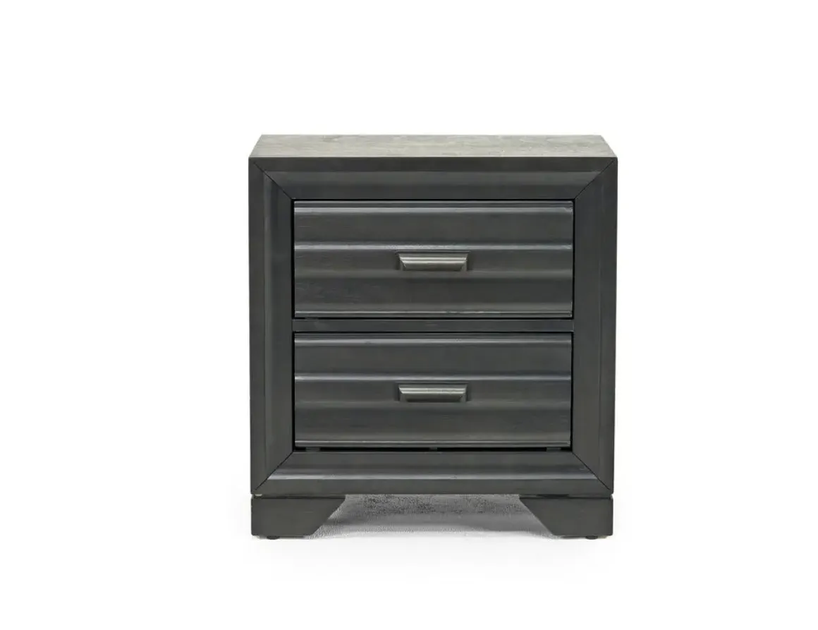 Andes Wall Bed In Charcoal, Twin