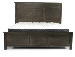 Andover Panel Bed, Dresser, Mirror & Nightstand In White, Twin