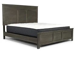 Andover Panel Bed, Dresser, Mirror & Nightstand In White, Twin